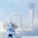 Ducha Recargable para Bebés con Termómetro Digital