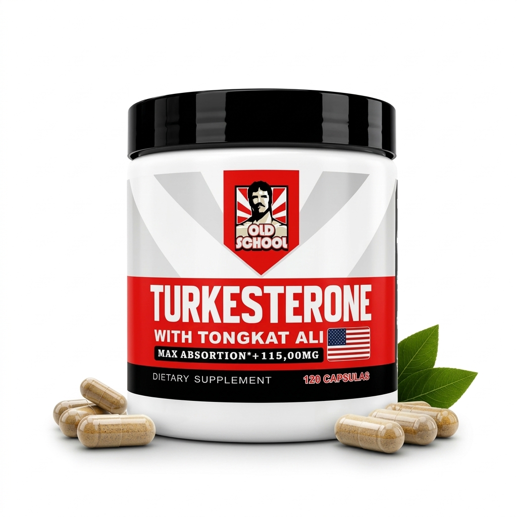 Turkesterone + Tongkat Ali Old School – Fuerza, Masa Muscular y Vitalidad